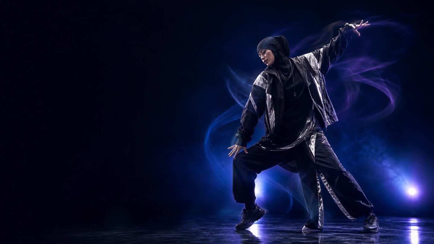 Fashion motion concept example